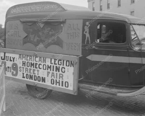 American Legion Street Fair Truck Vintage 8x10 Reprint Of Old Photo - Picture 1 of 1