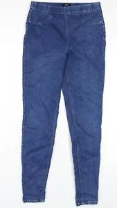 Matalan Womens Blue Cotton Jegging Jeans Size 8 L29 in Regular - Picture 1 of 10