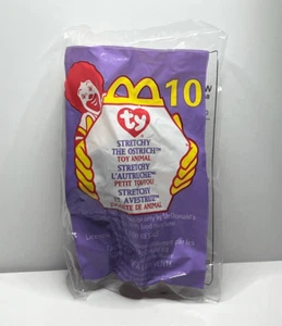 TY Teenie Beanie Babies Stretchy The Ostrich #10 1999 McDonald's Happy Meal Toy - Picture 1 of 2