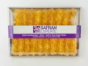 Zafferan Rock Sugar 1x19 Bastoncini in Sciroppo di Zafferano per TÈ + Caffè aromatico - Foto 1 di 4