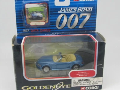 CORGI JAMES BOND 007 BMW Z3 ROADSTER 'GOLDEN EYE'  + DATA CARD SET 2 - Image 1 of 4