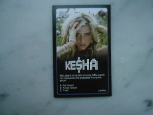 FIGURINA CARD STARZONE SONY MUSIC - KESHA - N. 56 -ED. ESSELUNGA-CS.29 - Picture 1 of 1