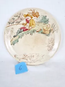 Jules Vieillard Le Monde Renversé Assiette Ancienne Faïence XIXEME Bordeaux 6 - Photo 1/11