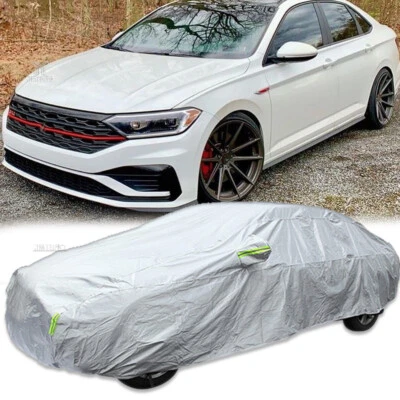Cubierta de coche impermeable de 6 capas para Volkswagen Jetta GLI para auto sedán todo tipo de clima Foto 1 de 4