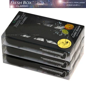 3 PK TREEFROG FRESH BOX CLASSIC BLACK CLASSIC SQUASH SCENT AIR FRESHENER /REFILL - Picture 1 of 6