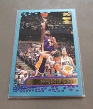 SHAQUILLE O'NEAL NBA CARD TOPPS 2001-02 MVP # 1 MAGIC LAKERS