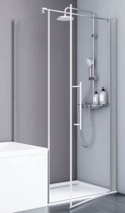 Schulte Alexa Style 2.0 Drehtür verkürzte Seitenwand 1920/1670 x 800/900x750 - Bild 1 von 24