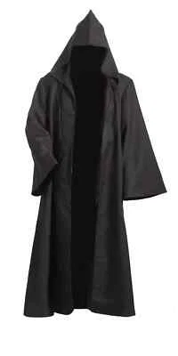 HOT Star Wars Cosplay Adult Hooded Jedi Brown Robe Costume Cosplay Dress - Image 1 of 4