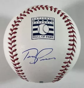 TERRY FRANCONA SIGNED AUTOGRAPHED HOF HALL OF FAME LOGO BASEBALL RED SOX BAS COA - Picture 1 of 2
