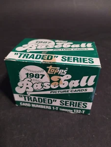 1987 Topps Traded Baseball Complete Set Sharp Greg Maddux Fred McGriff - Picture 1 of 2