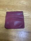 Visconti ladies red leather coin purse