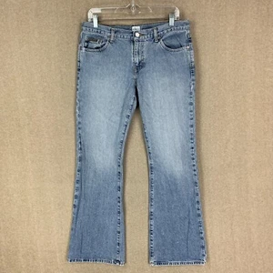Jeans vintage Calvin Klein Y2K 9 (32x32) de mujer acampanados tiro bajo denim pierna ancha - Imagen 1 de 19