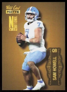 2022 Wild Card Matte GOLD Sam Howell #MBN-18 Football North Carolina - Picture 1 of 2