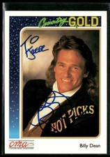 Billy Dean 1992 Country Gold Hot Picks In-Person Auto #4