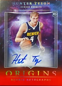 2023 Panini Origins Rookie Autographs#29 Hunter Tyson Red #46/99 RC - Picture 1 of 1