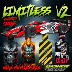 ARRMA LIMITLESS V2 Chassis Skin - viele Designs! Super langlebiger Skinz - Bild 1 von 29