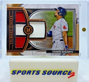 Piezas primarias cuádruple reliquia de la colección del museo Topps 2021 de Xander Bogaerts/75 - Imagen 1 de 2