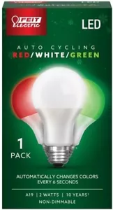 Lampadina led che cambia colore ROSSO/BIANCO/VERDE perfetta per Natale NUOVA! - Foto 1 di 2