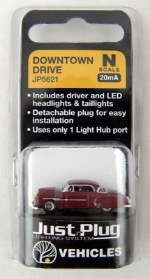 N Scale Downtown Drive Just Plug Vehicle (20mA) - Woodland Scenics #JP5621 - Image 1 of 4