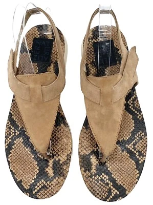 Naturalizer Women’s Tan Lincoln Sandals Thong Sling Back Shoes Size 9.5M - Image 1 of 4