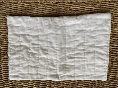 RESTORATION HARDWARE RH TEEN White Shimmering Boudoir Pillow  - Image 1 of 4