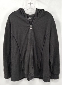 Style & Co Sport Black Heather Long Sleeve Full-Zip Hoodie Size 2X - Picture 1 of 3