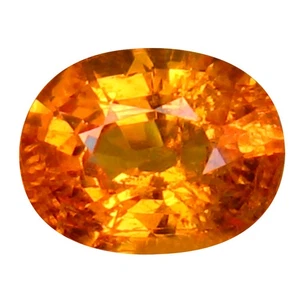 1.18 ct Impressive Oval Cut (7 x 5 mm) Namibia Fanta Orange Spessartine Gemstone - Picture 1 of 1