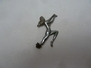 Vintage rare flying lady goddess car hood ornament chrome plated , original - Picture 1 of 5