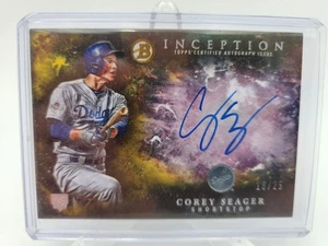 2016 Bowman Inception Autogramme Rookie Corey Seager #RA-CS /25 (AU, RC) - Bild 1 von 2