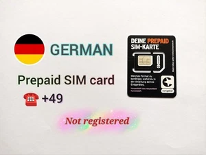 German sim card, prepaid, phone number, whatsapp - Zdjęcie 1 z 1