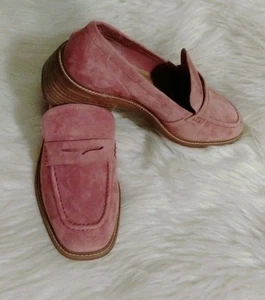 Vince Camuto Rose antiker Damen-Loafer Enachel Blockabsatz. Gr. 11M - Bild 1 von 10