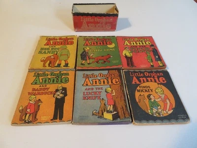 Little Orphan Annie Wee Little Books juego completo de 6 con caja BLB EN MUY BUEN ESTADO Foto 1 de 4