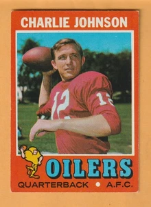 Charley Johnson Houston Oilers 1971 Topps #85 New Mexico State Aggies - Picture 1 of 2