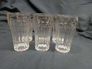 Set Of 6 MCM Hazel Atlas Juice Glasses - Picture 1 of 8