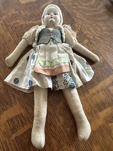 Vintage Looby Loo Holland Looking doll Long Legs Blonde Hair Braids Blue Eyes - Picture 1 of 11