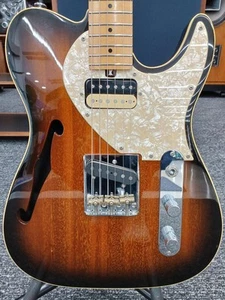 BACCHUS T-HOLLOW/M Used Mahogany body Maple neck Maple fingerboard w/Gig case - Picture 1 of 12