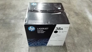 Cartouche de toner HP 38A Q1338D noir lot de 2 pour HP LaserJet 4200 - Photo 1/10