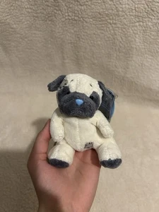 My Blue Nose Friends VGC Foo The Pug With Tags Soft Toy Plush Collectible - Picture 1 of 7