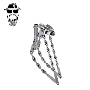 Original Lowrider 16" BENT 1" Chrome Suspension Retro FULL Flat Twisted Fork. - Picture 1 of 1