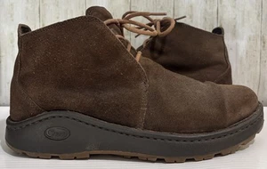 Chaco Otis Nurl Chocolate Brown Men US 9.5 EU 42.5 Chukka Boots Suede Vibram - Picture 1 of 11
