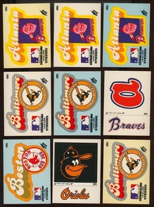 1977 Fleer Grand Slam Hochglanz Sticker Baseball MINT Set (95) + Extras, 456 Karten - Bild 1 von 11