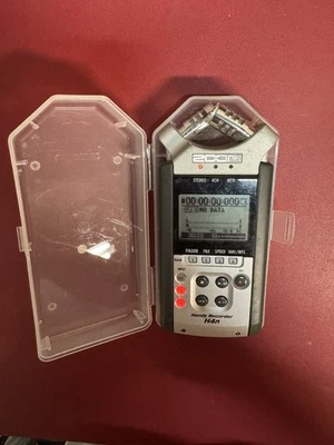 Zoom H4n Portable 4-Channel 24-Bit Handy Recorder w/ plastic case Works Great. - Image 1 of 4