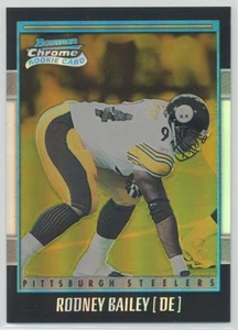 Rodney Bailey 2001 Bowman Chrome RC Gold Refractor /99 Rookie #212 Pittsburgh - Picture 1 of 2