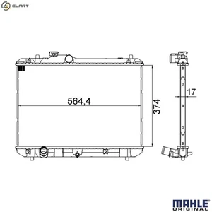 RADIATOR ENGINE COOLING CR 1194 000S FOR SUZUKI M13A 1.3L M16A 1.6L M15A 1.5L - Picture 1 of 20