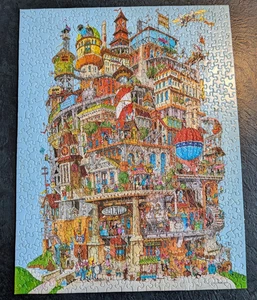 Vintage Springbok "Verticalville" Jigsaw Puzzle Complete 1977 box 500 Hallmark - Picture 1 of 12