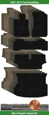 Juego de alfombrillas Ultimat personalizadas para Ford Expedition 2007-2017 (5 piezas) #LZA Foto 1 de 4