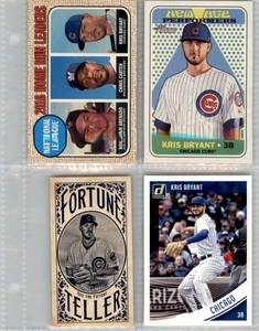 TOPPS OPENING DAY DONRUSS (4) CARD SET KRIS BRYANT BX2=1004 - Picture 1 of 2