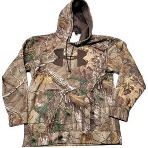 Under Armour Storm Hombres Camuflada Sudadera con Capucha Realtree Caza Aire Libre Talla S - Imagen 1 de 6