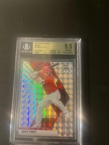 MIKE TROUT BGS 9.5 2020 PANINI CHRONICLES #82 MOSAIC PRIZM ANGELS - Picture 1 of 2