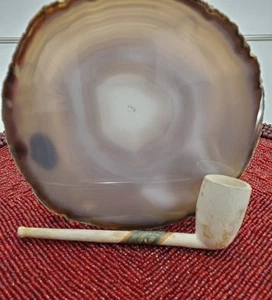  Antike Terrakotta Pfeife rauchen PJ VAN DERWANT à gouda hollande um 1900  - Bild 1 von 21